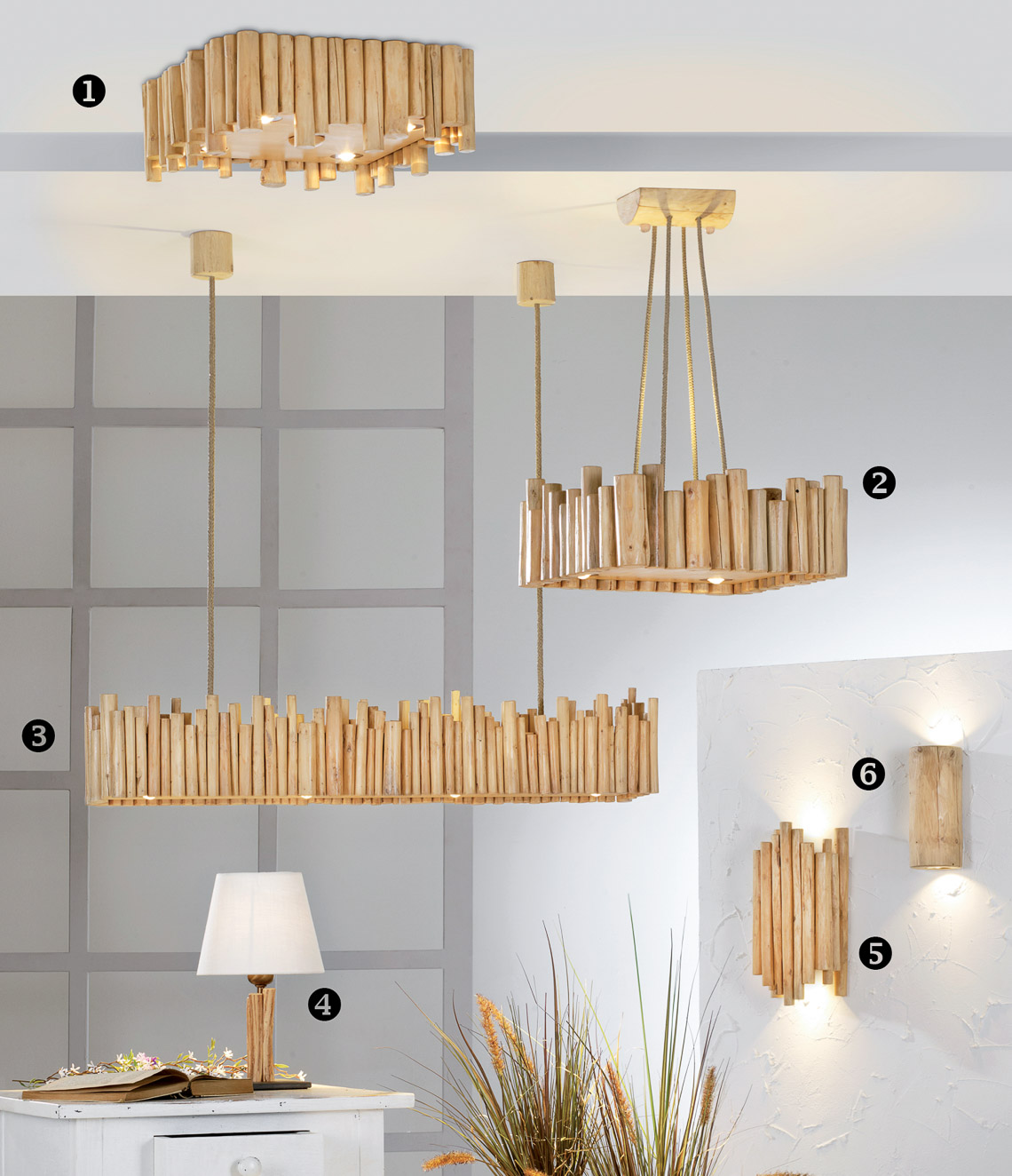 Lifestyle Holzlampen