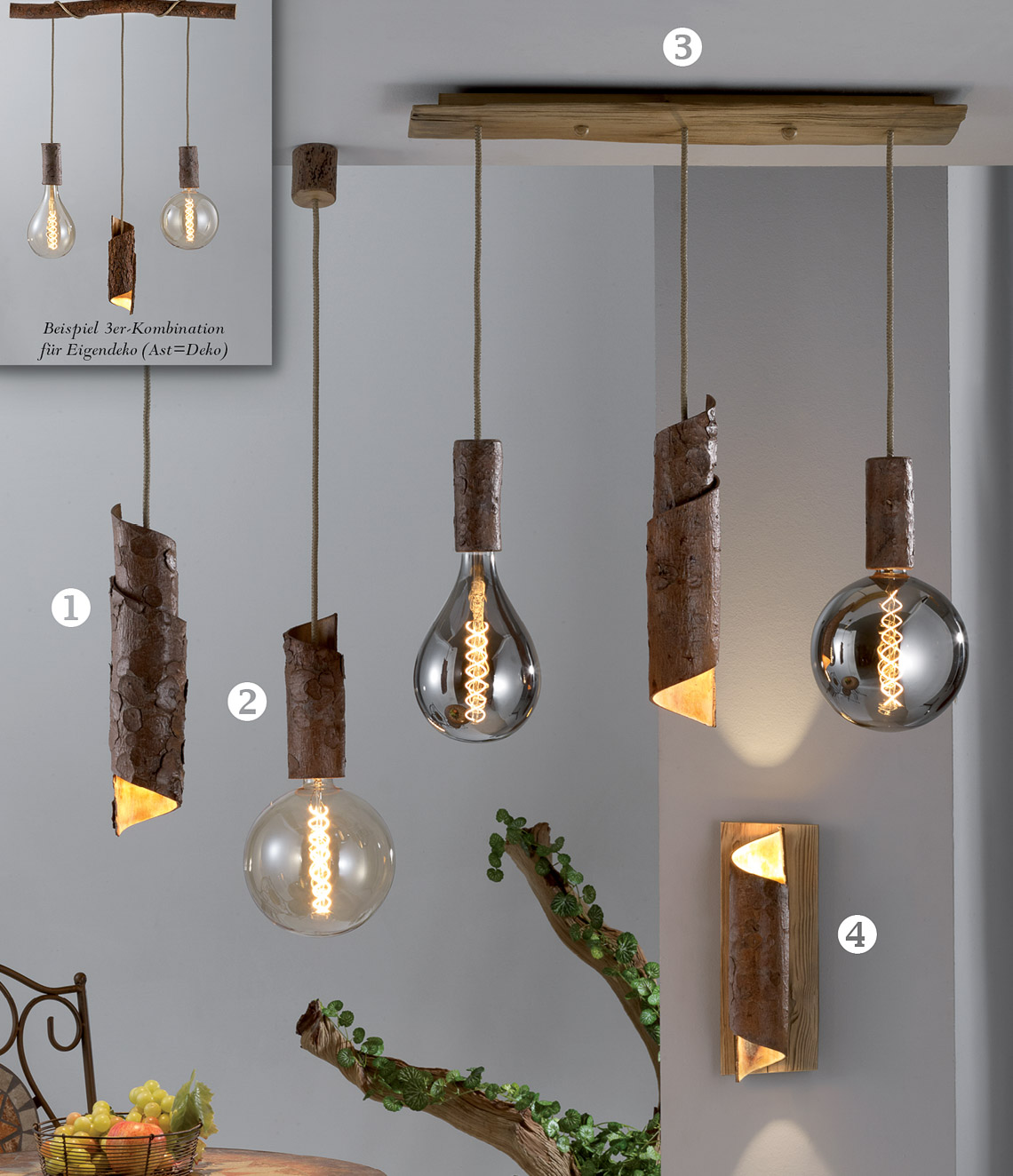 Lifestyle Holzlampen